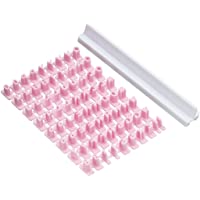 Kitchen Craft Marcador del Abecedario con 72 Piezas- Rosa- 12x9x4 cm